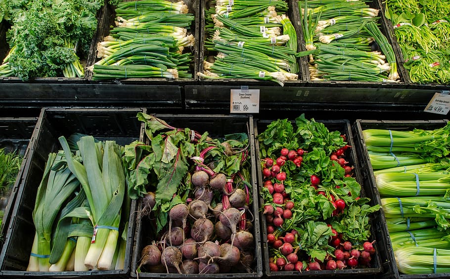 market, onions, vegetables, beets, healthy, celery, turnips, food, garden, harvest
