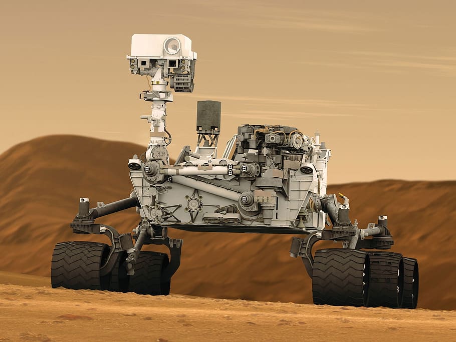 rover, mission, mars, lunar, space, machine, technology, machinery, desert, robot