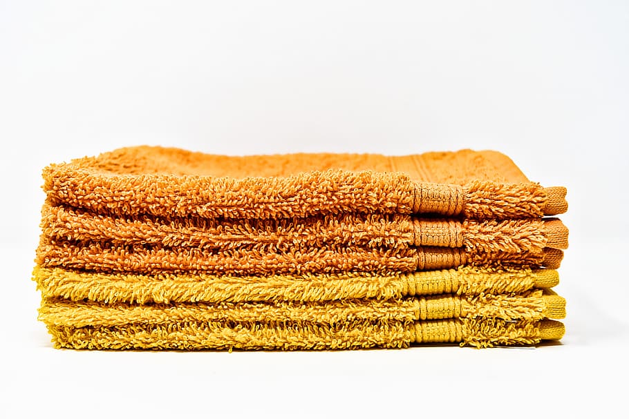 washing gloves, yellow, orange, colorful, structure, color, soft, tissue, background, cuddly