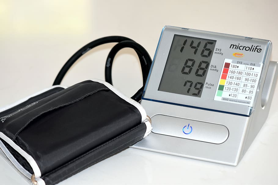 blood pressure, meter, cuff, reading, diastolic, systolic, technology, healthcare and medicine, close-up, number