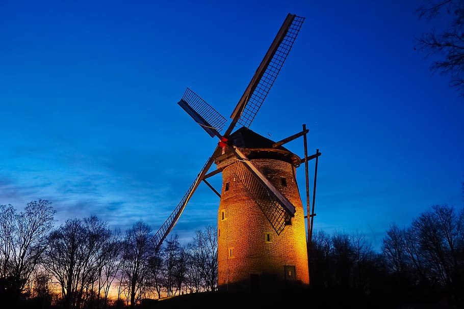 mill, tower windmill, windmill, historically, architecture, sky, landmark, places of interest, worth a visit, mill wing