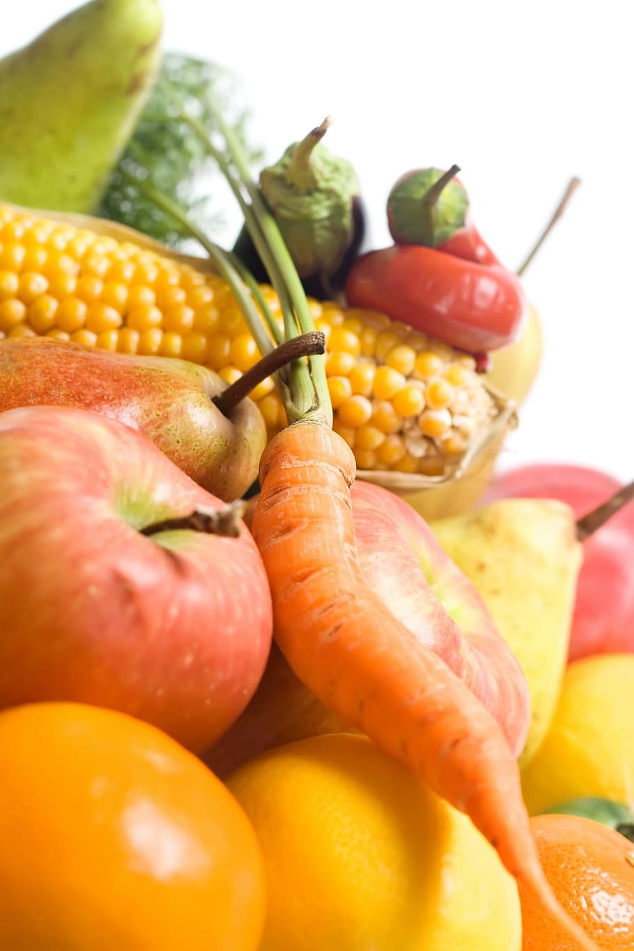 fruta, verduras, saludable, mercado, aislado, montón, pomelo, vegetariano, comida, natural