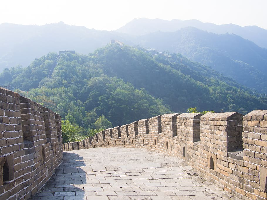 road, the great wall of china, china, mountain, architecture, built structure, ancient, history, travel destinations, the past