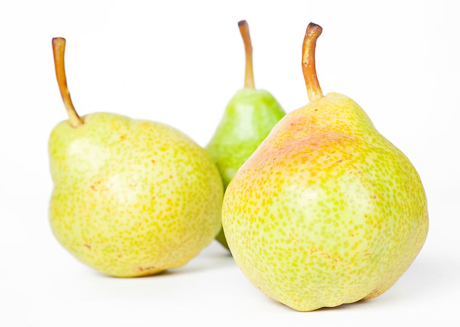 pear, pears, fruit, white, food, nobody, studio, healthy, fruity, nutrition