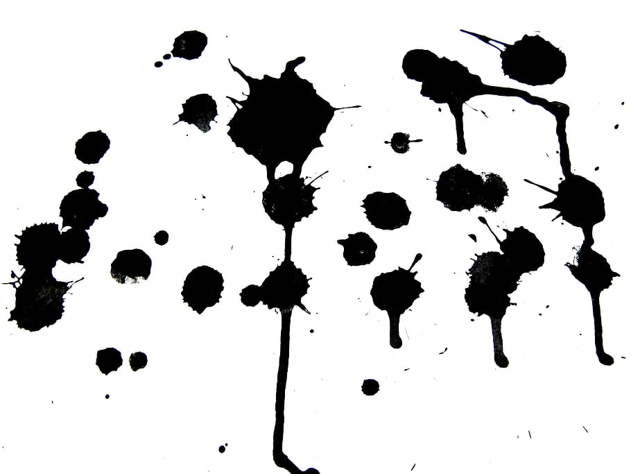 splatter, splattered, paint, vector, spray, background, white, blob, ink, dirt