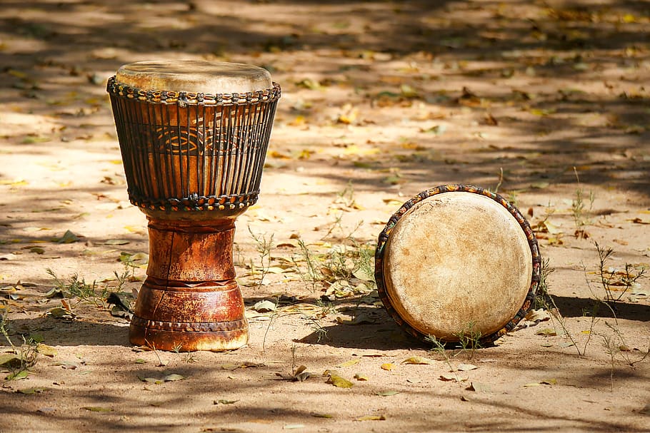 africa, bongos, drums, music, instrument, musical instrument, percussion, zimbabwe, focus on foreground, day