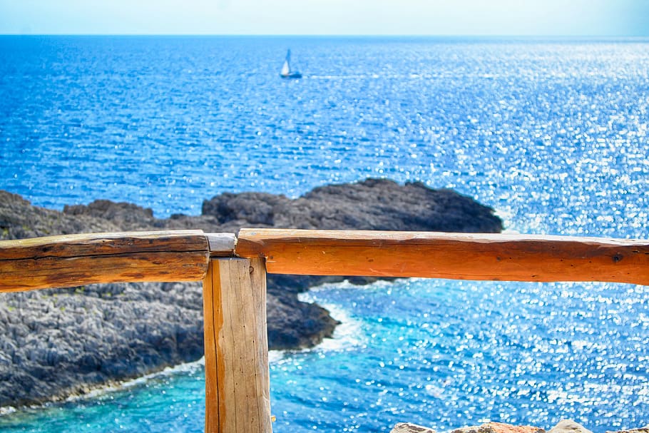 mar, zakynthos, korakonisi, balcón, paisaje marino, vista, azul, impresionante, verano, grecia