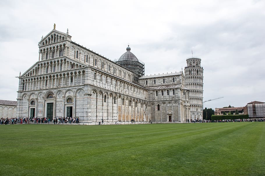 Pisa, arquitectura, antigüedades, Italia, Florencia, catedral, torre, historia, edificio, exterior del edificio