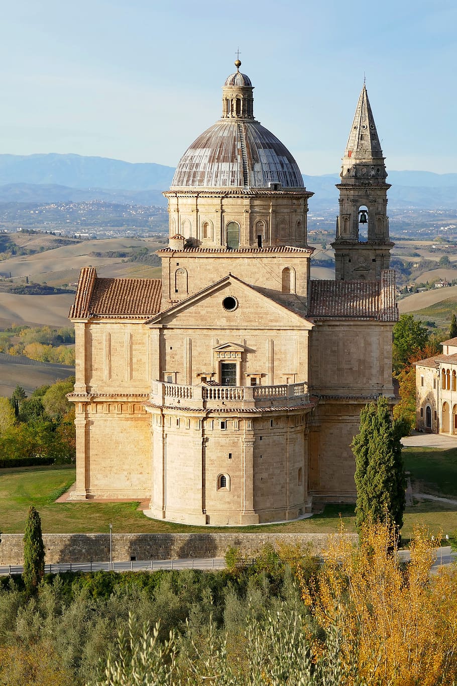 san biagio, church, tuscany, siena, italy, architecture, built structure, building exterior, religion, place of worship