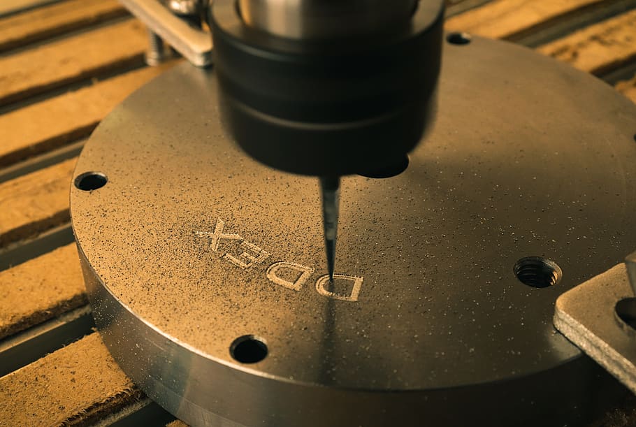engraving on metal, milling, details, cnc, mill, machine, drill, tool, industry, of technology