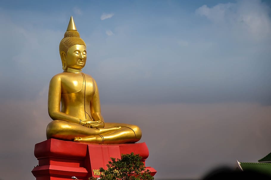 estatua de Buda, Tailandia, Buda, religión, budismo, fondo, meditación, asiático, cultura, Asia