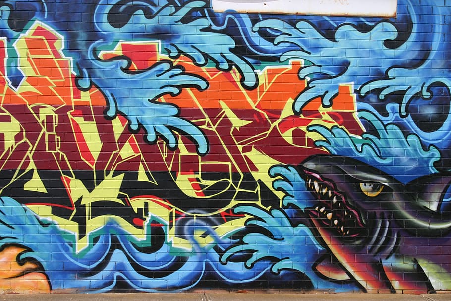 graffiti, colourful, street art, art, grunge, creativity, design, wall, color, paint
