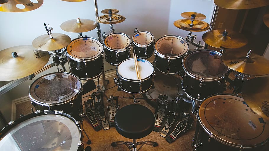Drums, cymbals, sabian, drum kit, drum, music, sticks, cymbal, acoustic, musical equipment
