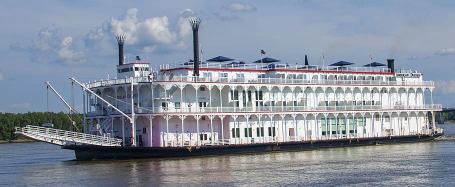 riverboat, paddle wheel, river, boat, steamer, water, ship, vintage, steamboat, historic