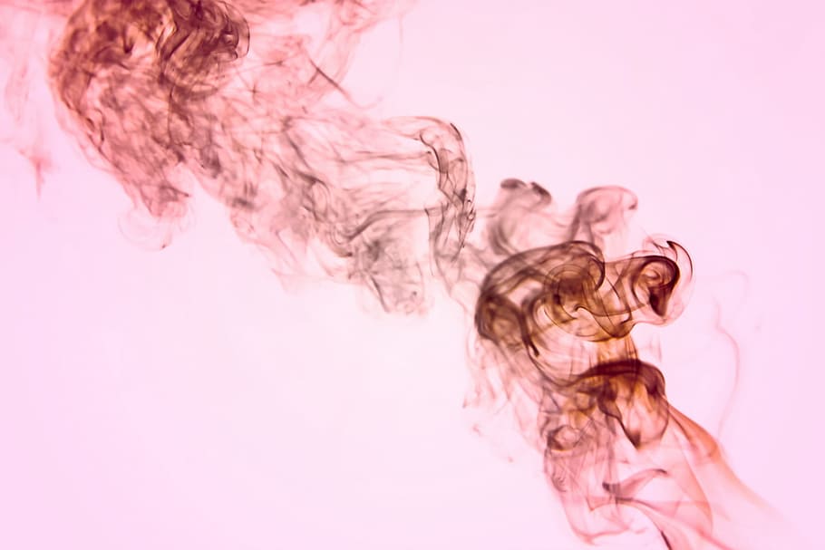 abstract, aroma, aromatherapy, background, color, smell, smoke, motion, studio shot, pink background