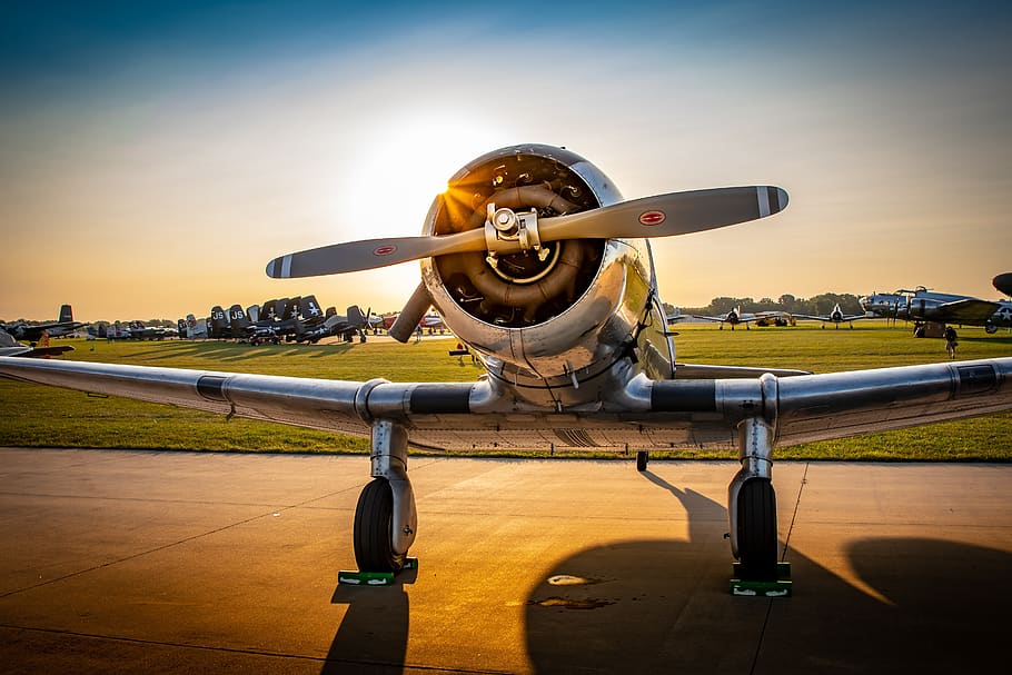avión, ww2, antiguo, vintage, vuelo, hélice, aviación, biplano, militar, vehículo aéreo