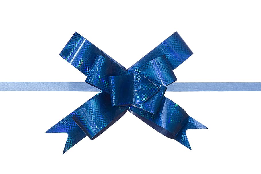 bow, gift, wrapping, present, ribbon, new, isolated, decoration, isolatedonwhite, white
