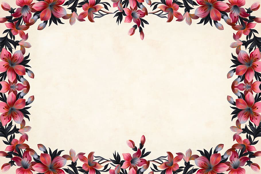square, edged, flower background, background., flower, floral, paper, vintage, roses, bouquet
