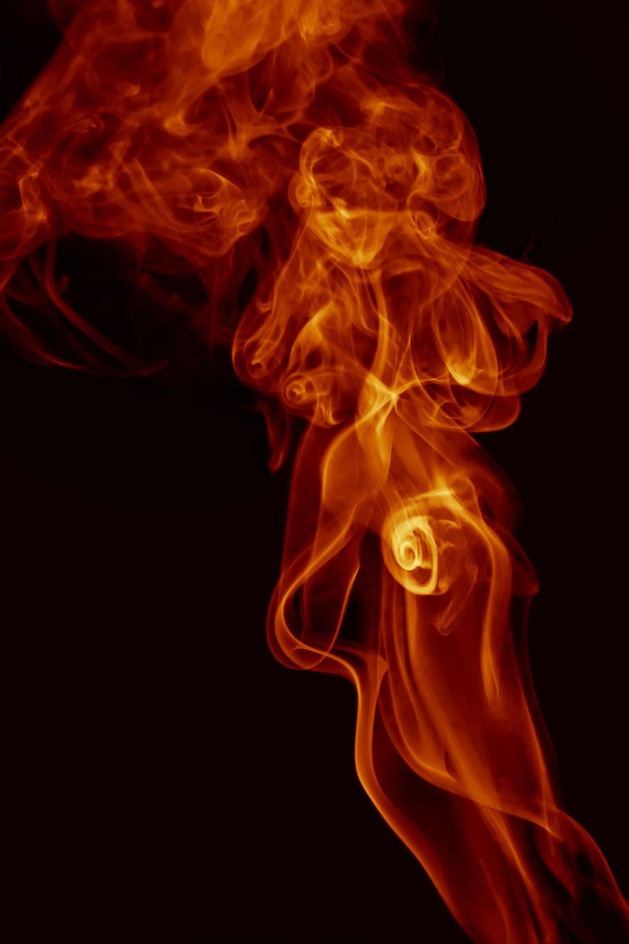 abstract, aroma, aromatherapy, background, color, smell, smoke, black background, studio shot, burning