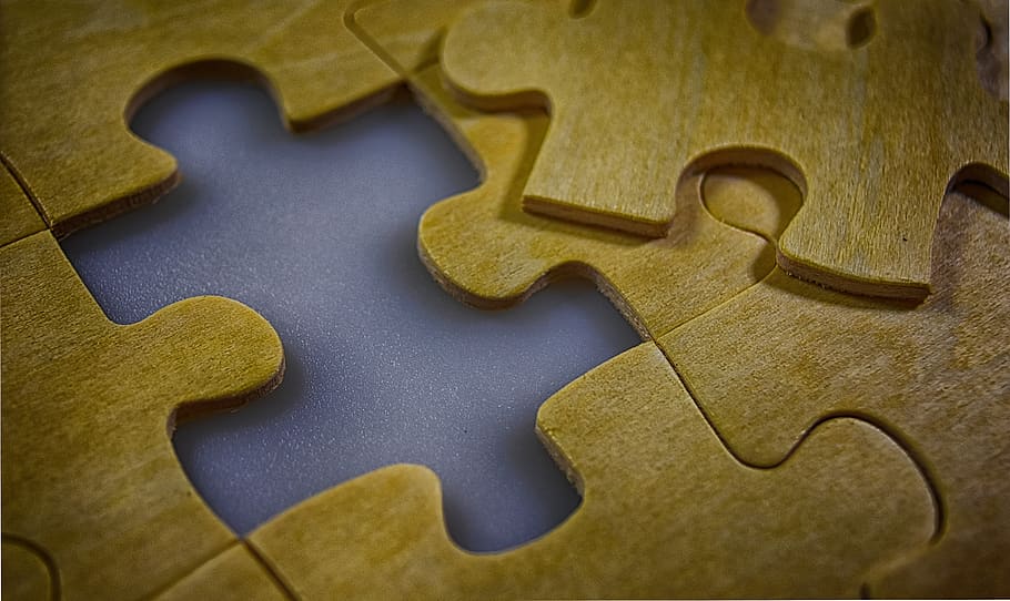 puzzle, last part, wood, joining together, insert, share, match, piecing together, play, pieces of the puzzle