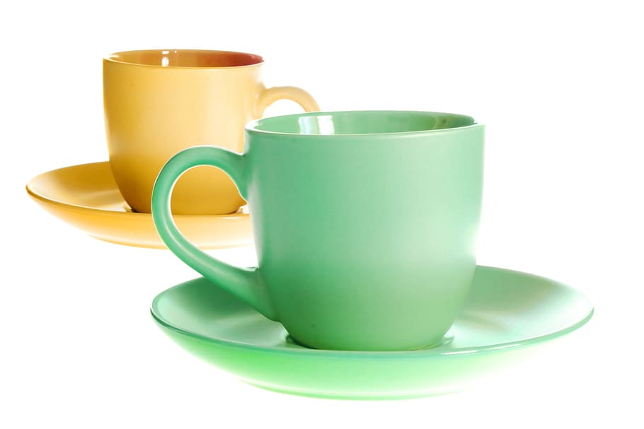 beverage, bright, cafe, ceramic, clean, closeup, coffee, color, colorful, cup