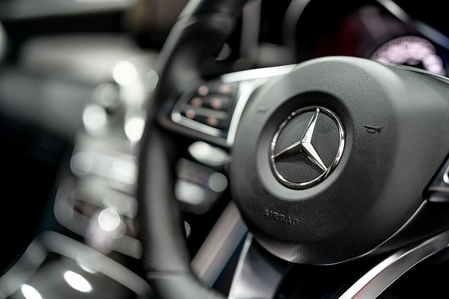 car, benz, mercedes, steering, technology, meter, console, entertainment, interior, luxury