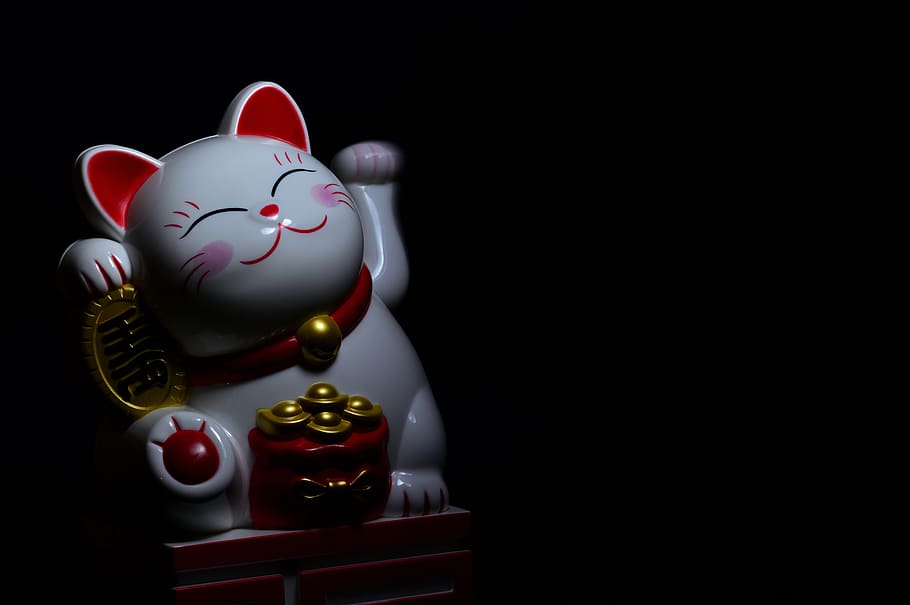 good luck, lucky, fortune, culture, cat, traditional, manekineko, japanese, asia, tradition