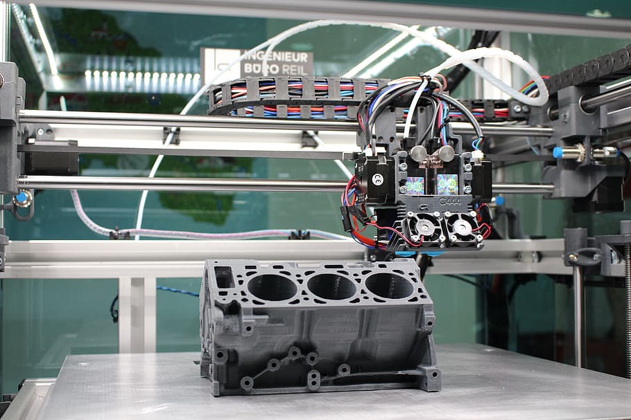 indústria, tecnologia, máquina, 3D, veículo, robô, ciência, programação, modelo 3D, fabricação