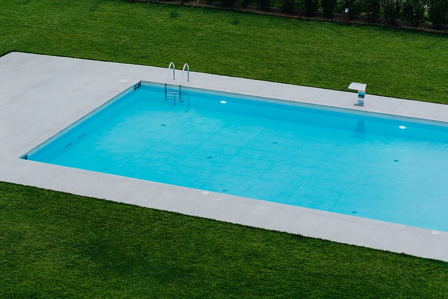 kolam renang modern, musim panas, air, taman, minimal, minimalis, modern, kontemporer, outdoor, arsitektur