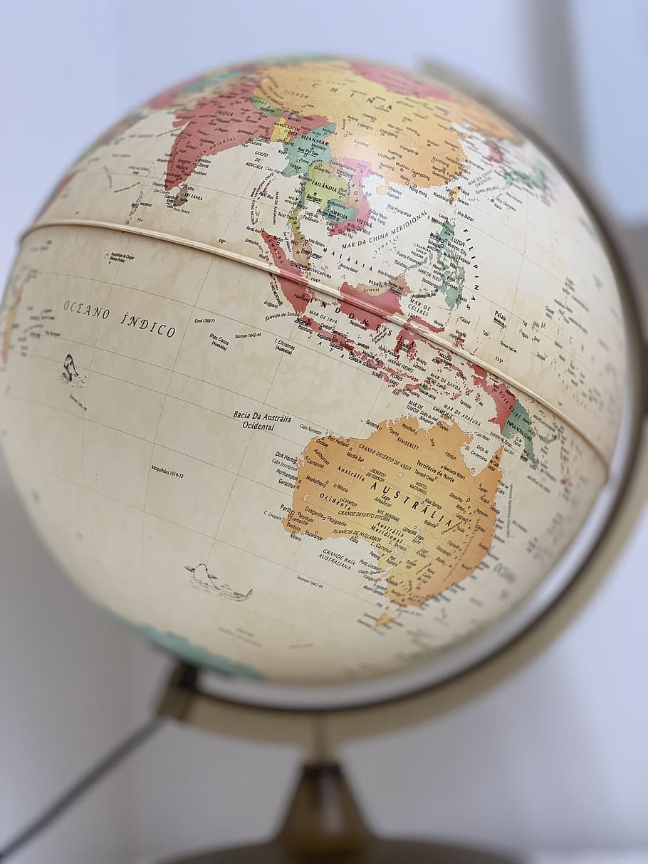 globe, land, planet, earth, world, continents, map, geography, globe - man made object, indoors