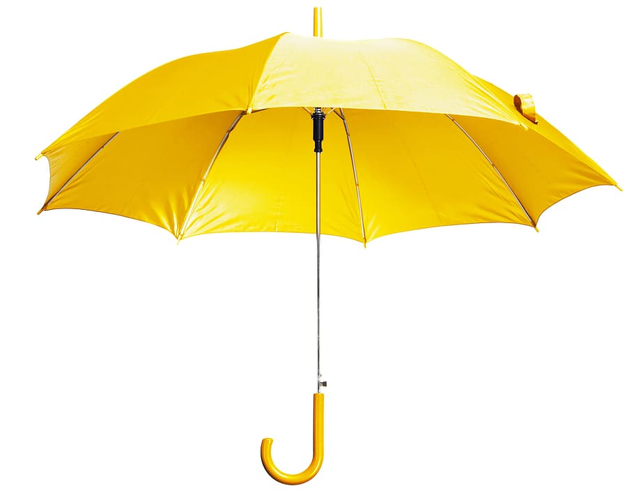 yellow, umbrella, accessory, air, brolly, classic, climate, closeup, color, concept