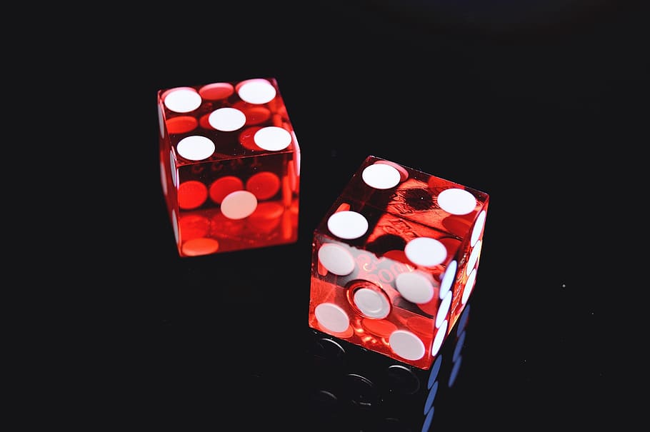 casino, dice, las vegas, games, cube, red, transparent, sweden, indoor, black background