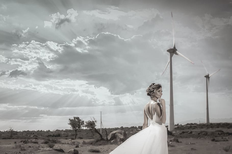 wedding, samet sword, engagement, izmir, photoscape, environment, cloud - sky, sky, young adult, renewable energy