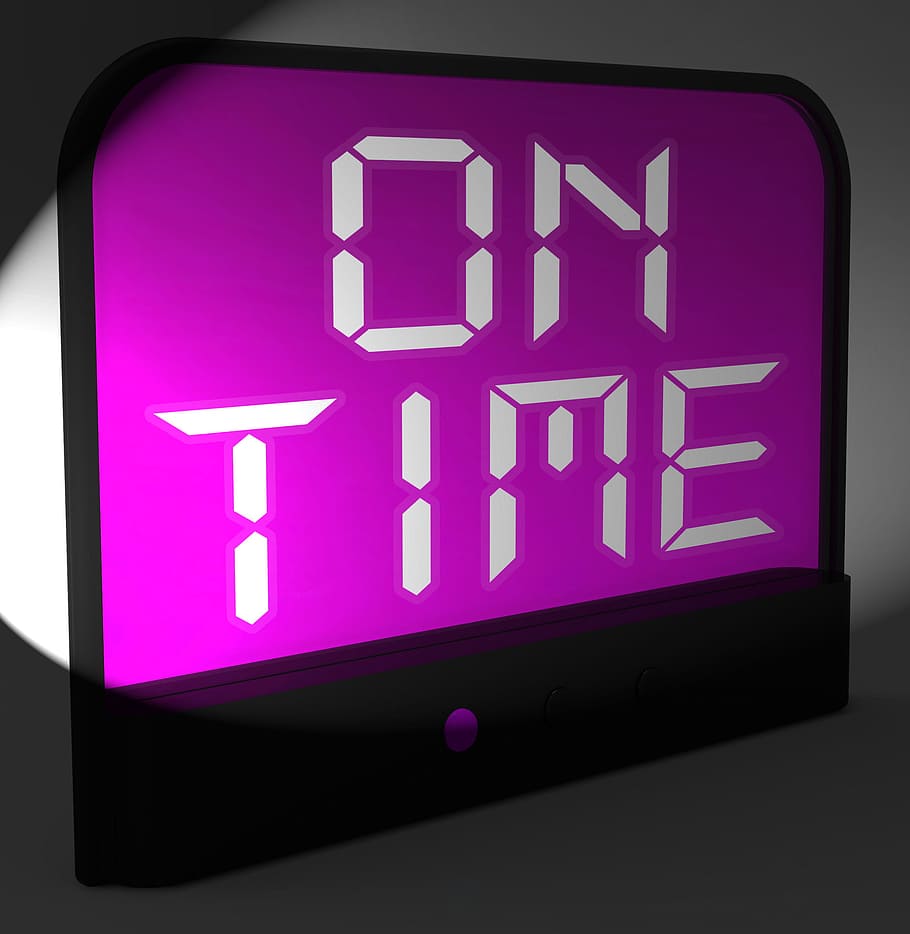 waktu, digital, jam yang berarti tepat waktu, terlambat, tepat waktu, jam, dapat diandalkan, tidak terlambat, sesuai jadwal, siap