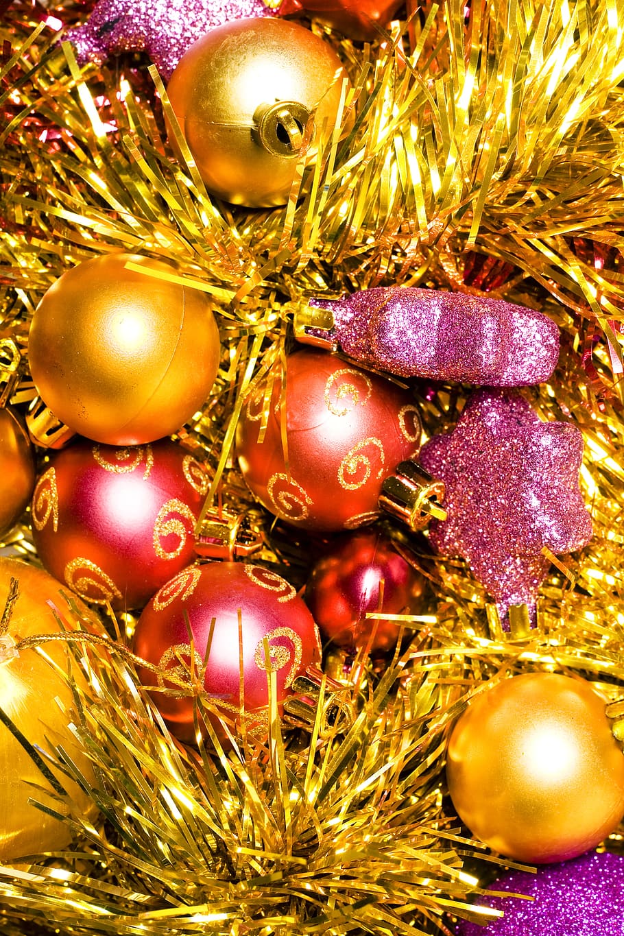 background, ball, bright, celebration, christmas, christmas-tree, color, decor, decoration, gift