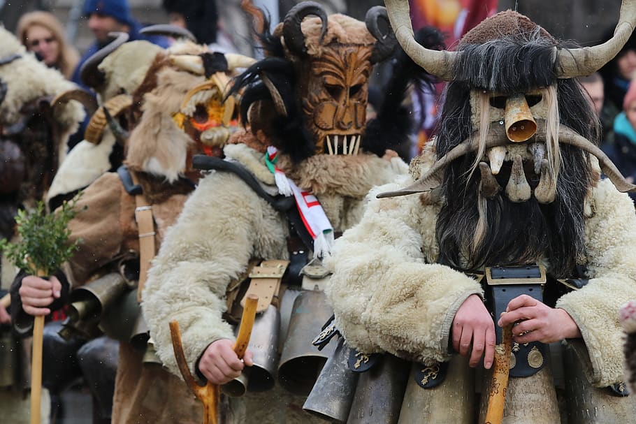 bulgaria, costume, festival, games, kukeri, masquerade, traditional, indigenous, carnival, folklore