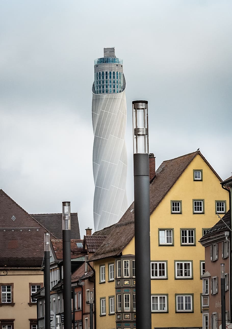 rottweil, black forest, test tower, landmark, places of interest, architecture, houses, germany, city, baden württemberg