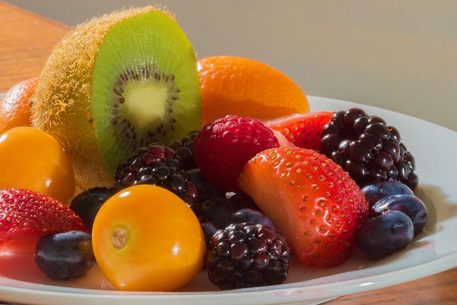 buah, makanan, manis, sehat, stroberi, penyegaran, lezat, makanan dan minuman, buah beri, makanan sehat