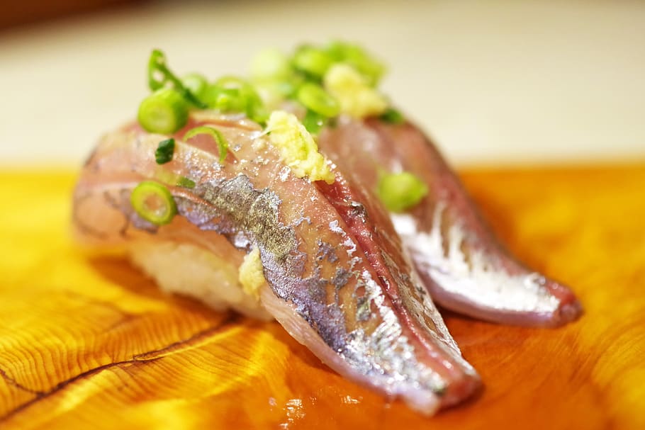 restaurant, japanese food, japan food, horse mackerel, sushi, cuisine, diet, fresh, gastronomy, best quality