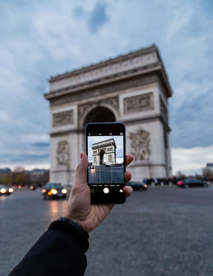 arco do triunfo, paris, fotografia, monumento, champs-elysees, francês, europa, ponto de referência, cidade, turista