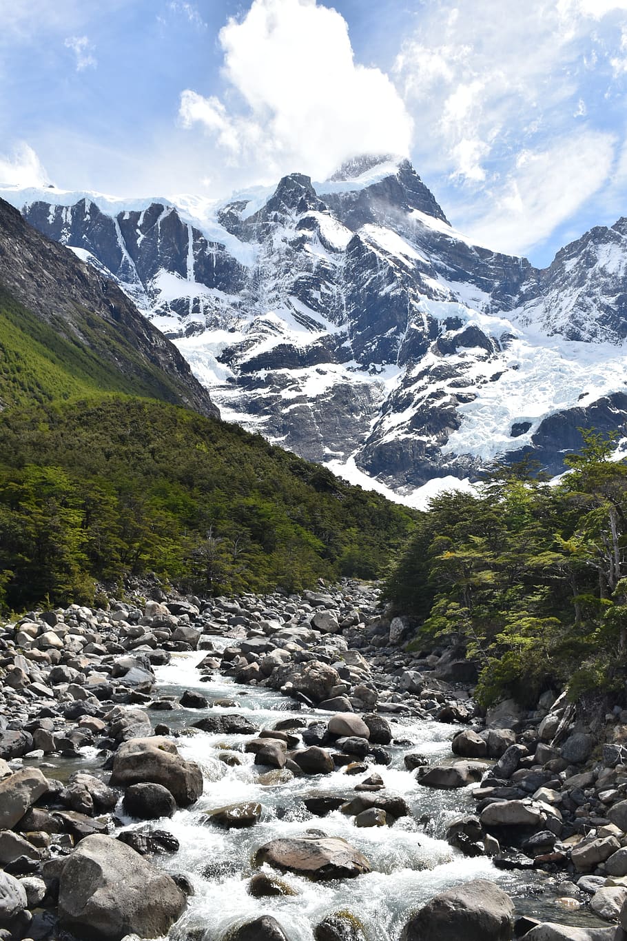 patagonia, torres del paine, parque nacional, montanhas, paisagem, chile, natureza, panorama da montanha, américa do sul, caminhadas