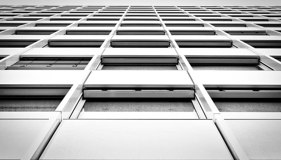 facade, structure, architecture, building, window, glass, modern, high, construction, perspective