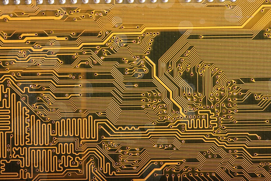 Resumen, fondo, azul, placa, circuito, primer plano, código, comunicación, componente, computadora