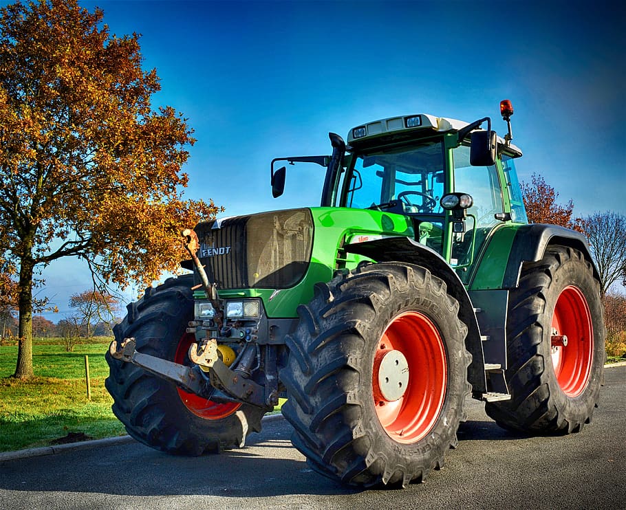 fendt, fendt 930, traktor, pertanian, panen, kendaraan komersial, alam, merapatkan, menarik, kendaraan