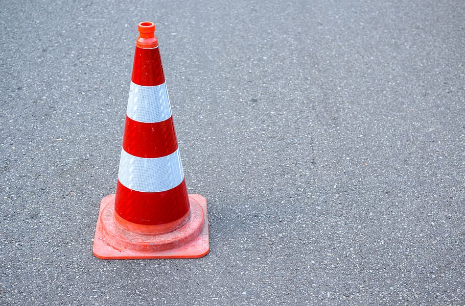 safety, cone, road, traffic, construction, danger, sign, warning, street, symbol