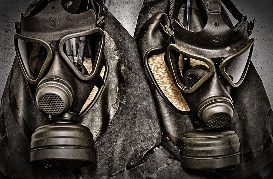 máscara de gas, traje de protección, ejercicio de eliminación, extinción de incendios, incendio, protección respiratoria, marca, equipo, equipo de respiración, riesgo