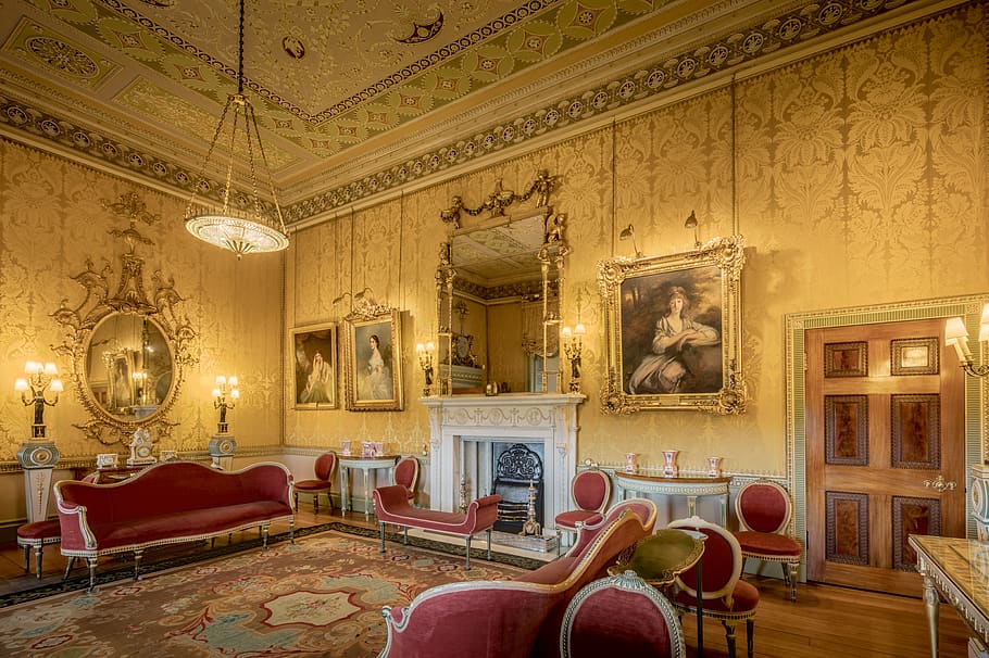 harewood house, harewood, house, interior, interiors, inside, architecture, building, place, room