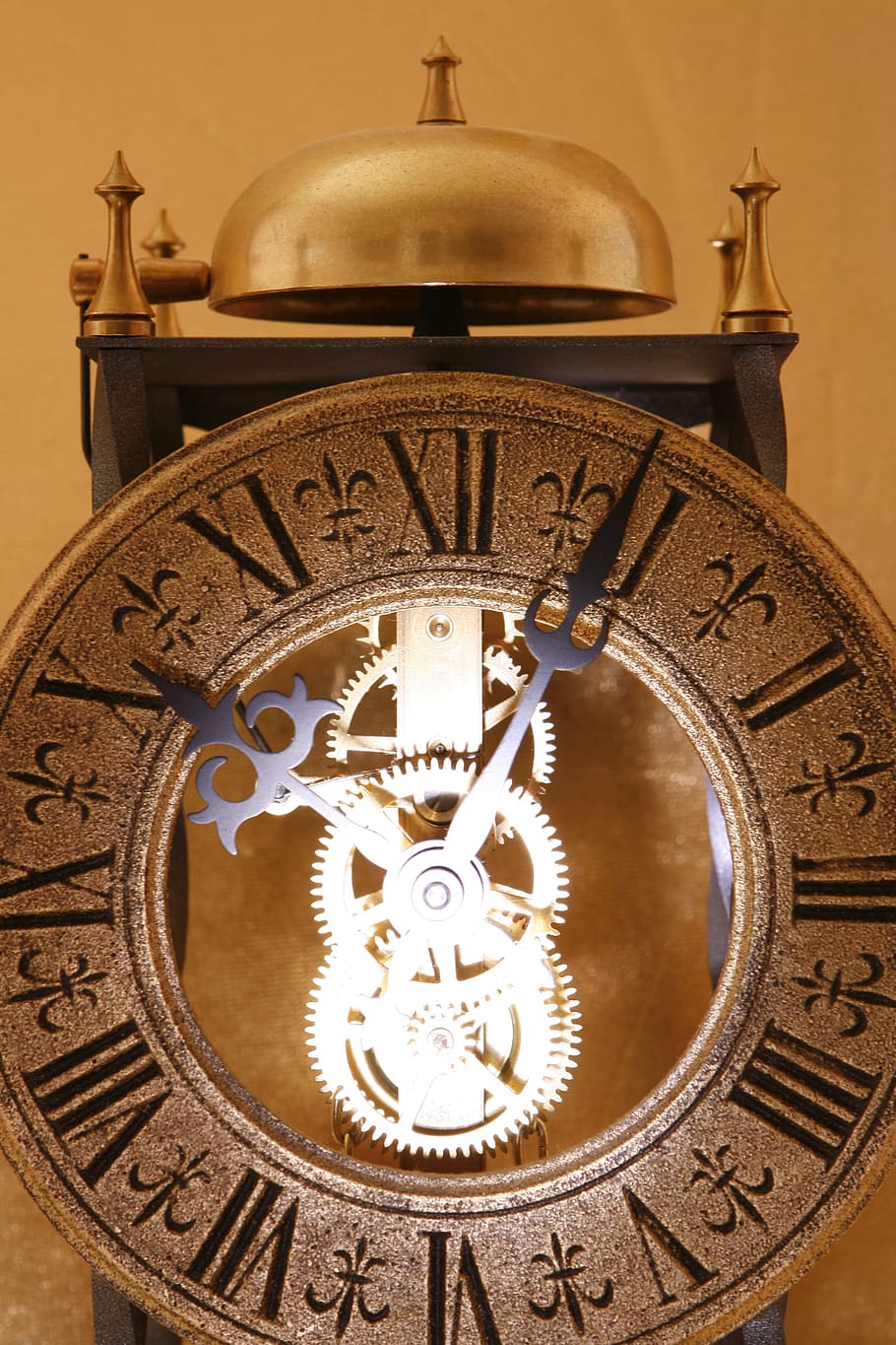 antique, appointment, clock, countdown, deadline, dial, elegant, gold, hours, midnight