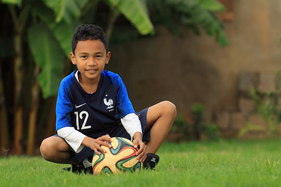 football, kid, boy, soccer, young, outdoors, child, childhood, boys, males