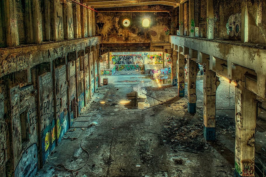 lost, place, construction, architecture, keep, building, abandoned, ghetto, graffiti, built structure